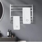 Heated Towel Rack 6 Bars 600Hx850Wx120D 